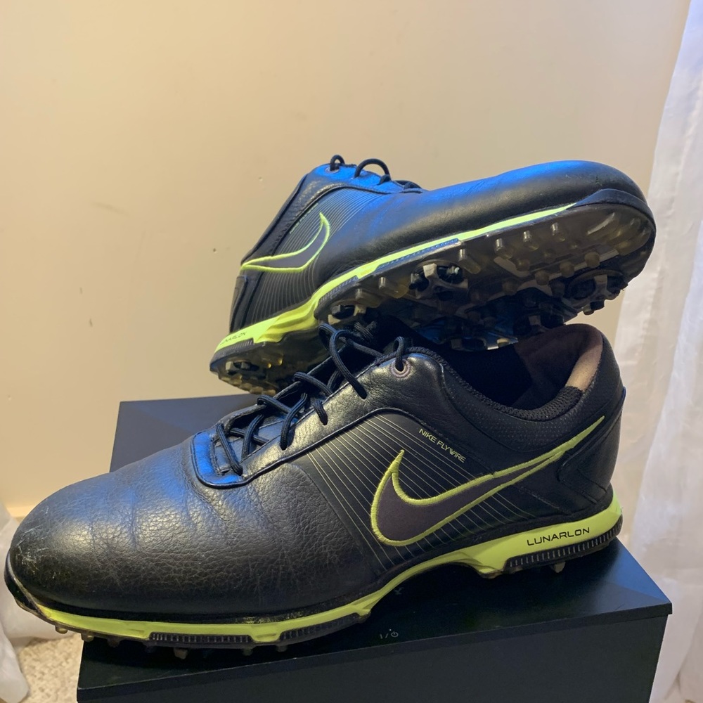 Nike lunarlon golf shoes Leather! US men’s 10.5